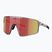 Okulary przeciwsłoneczne Bliz P001 transparent dark grey/brown red multi