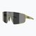 Okulary przeciwsłoneczne Bliz P003 matte amber green/smoke silver mirror