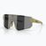 Okulary przeciwsłoneczne Bliz P005 matte amber green/smoke silver mirror
