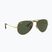 Okulary przeciwsłoneczne Ray-Ban Aviator Metal II gold arista/green g-15