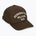Czapka z daszkiem męska Aeronautica Militare HA1104UCT02 chestnut brown