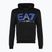 Bluza męska EA7 Emporio Armani Train Logo Series Oversize Logo Hoodie Coft black