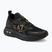 Buty EA7 Emporio Armani Black & White Altura Knit triple black/gold