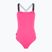 Strój kąpielowy EA7 Emporio Armani Logo Tape One Piece neon pink