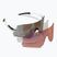 Okulary przeciwsłoneczne Tifosi Rail white black/smoke/ac red/clear