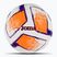 Piłka do piłki nożnej Joma Dali II white/fluor orange/purple rozmiar 3