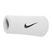 Frotka na nadgarstek Nike Swoosh Doublewide Wristbands white