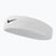Frotka na głowę Nike Swoosh Headband white