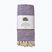 Koc do jogi JadeYoga Recycled Cotton Hand Loomed Yoga purple