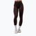 Legginsy treningowe damskie NEBBIA Power dark brown