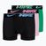 Bokserki męskie Nike Dri-Fit Essential Micro Trunk 3 pary stadium green/pink rise/black 3d