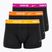 Bokserki męskie Nike Everyday Cotton Stretch Trunk 3 pary black/gold/hyper crimson