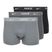Bokserki męskie Nike Everyday Cotton Stretch Trunk 3 pary black/iron gry/cool grey high shine textured wb