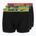 Bokserki męskie Nike Dri-Fit Essential Micro 3 pary blklightcrimson/ brightcitron/evergreenaur