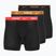 Bokserki męskie Nike Everyday Cotton Stretch 3 pary black light crimsn/desrt ochre/black waistband