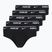 Slipy męskie Nike Cotton Stretch Brief 5 par black