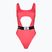 Strój kąpielowy jednoczęściowy damski Calvin Klein Cut Out One Piece-RP calypso coral