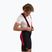 Spodenki rowerowe męskie Rogelli Core Bib Short black/red