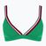 Góra od stroju kąpielowego Tommy Hilfiger Triangle Rp olympic green
