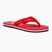 Japonki damskie Tommy Hilfiger Global Stripes Flat Beach Sandal fierce red