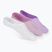 Skarpety damskie SKECHERS Non Terry No Show Liner 3 pary white/purple