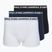 Bokserki męskie KARL LAGERFELD Logo Trunk 3 pary black/white/navy