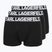 Bokserki męskie KARL LAGERFELD Bold Elastic Trunk 3 pary black