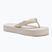 Japonki damskie Calvin Klein YW0YW01723 Beach Sandal Flatform Ttxr Satin triple eggshell