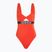 Strój kąpielowy jednoczęściowy damski Calvin Klein KW0KW02746 Intense Power One Piece Fashion Fit flaming chili