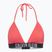 Góra od stroju kąpielowego Calvin Klein KW0KW02750 Intense Power Rib Triangle-RP dazzling coral