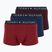 Bokserki Tommy Hilfiger UM0UM03180 Trunk 3 pary deep burgundy/purple navy/deep rouge heather