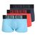 Bokserki męskie Calvin Klein 000NB3775A Trunk 3 pary ombre bluee/chilly bluee/punch pink