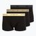Bokserki męskie Tommy Hilfiger Trunk WB 3 pary black/citrnela/woodridge