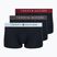Bokserki męskie Tommy Hilfiger Trunk WB 3 pary dark ash/brzy blue/rouge