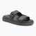 Klapki damskie Tommy Hilfiger Double Strap Sandal Pearl dark grey pearlized
