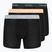 Bokserki Calvin Klein LV00NB4394 Brief 3 pary black w/darkest spruce wb/black w
