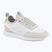 Buty męskie Calvin Klein YM0YM01414 Retro Runner Sock Laceup Mix mat bright white/light grey