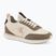 Buty damskie Calvin Klein YW0YW02060 Retro Runner Sock Laceup Mix Mat turtledove/spanish villa/bordeaux