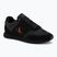 Buty męskie Calvin Klein HM0HM02212 Retro Runner Bans Leather Suede triple black/adrenaline rush