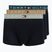 Bokserki męskie Tommy Hilfiger Trunk WB 3 pack nb//saf canvas/mnty grey/deep spru