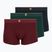 Bokserki męskie Tommy Hilfiger Trunk 3 pack navy blue/nocturnal green/burgundy