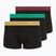 Bokserki męskie Tommy Hilfiger Trunk Metallic gold/burgundy/green