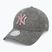 Czapka damska New Era Female League Essential 9Forty New York Yankees grey