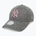 Czapka z daszkiem damska New Era Female League Essential 9Forty New York Yankees grey