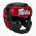 Kask bokserski Fairtex Diagonal Vision Sparring Headguard - Full Head Coverage black/red