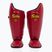 Ochraniacze piszczeli Fairtex Ultimate Shin Pads red