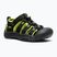 Sandały dziecięce KEEN Newport H2 black/lime green