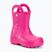 Kalosze dziecięce Crocs Handle Rain Boot Kids candy pink