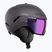 Kask narciarski Atomic Savor GT Visor Stereo iron ore/purple stereo