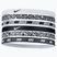 Opaski na głowę Nike Headbands Printed 6 szt. white